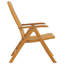 Chaise de patio pliante en teck-93588641