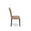 Cet ensemble de salle à manger 5 pièces comprend une table de salle à manger rectangulaire avec pieds en X et 4 chaises Parson rembourrées en tissu de sable sable-492908794-492908795-492908796