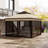 Brynja 3.5m W x 3.5m D Steel Patio Gazebo-771603478