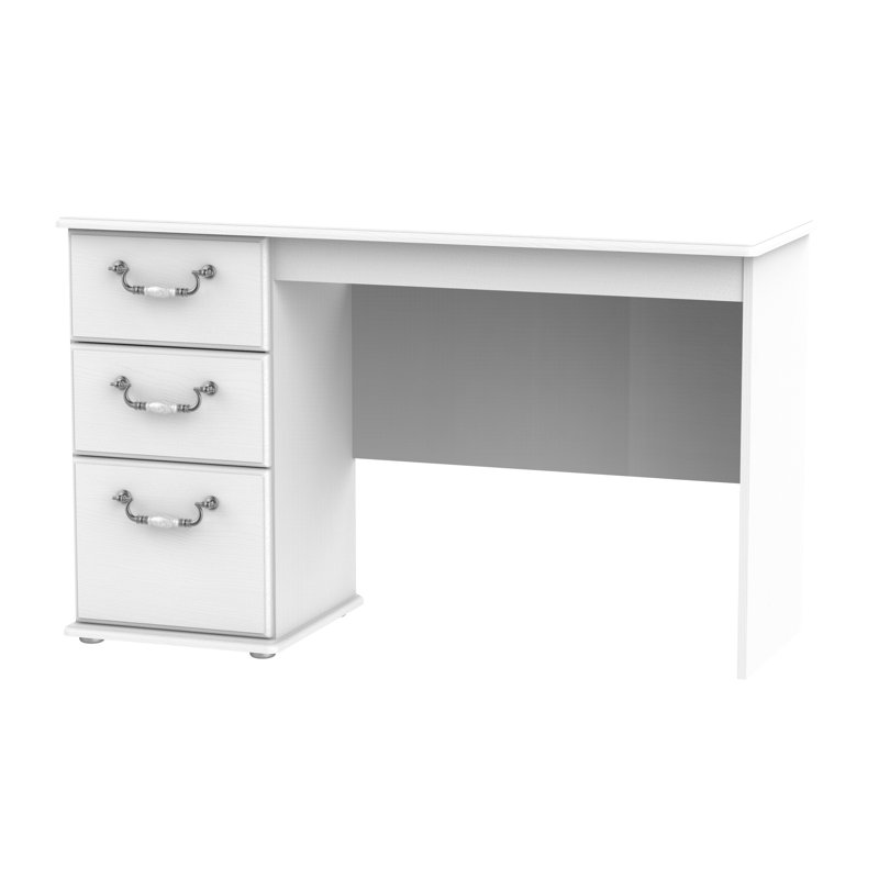Fully Assembled McCaysville Writing Desk, white