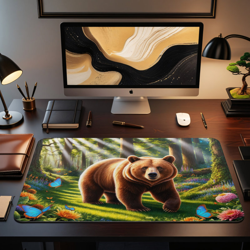 Polyester Desk Pad, 31.5x15.5