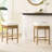 Rubicon Upholstered Boucle Counter Stool