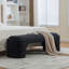 Banc sans accoudoirs moderne avec cadre en bois massif pour le salon de la chambre à coucher-128632959