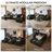 Olar 6-seater Chenille Oversized Modular Power Recliner Sofa With Headrest Deep Cloud Couch With Table Charging Cup Holders Convertible U-shaped Sectional With 2 Storage Ottomans-618611385