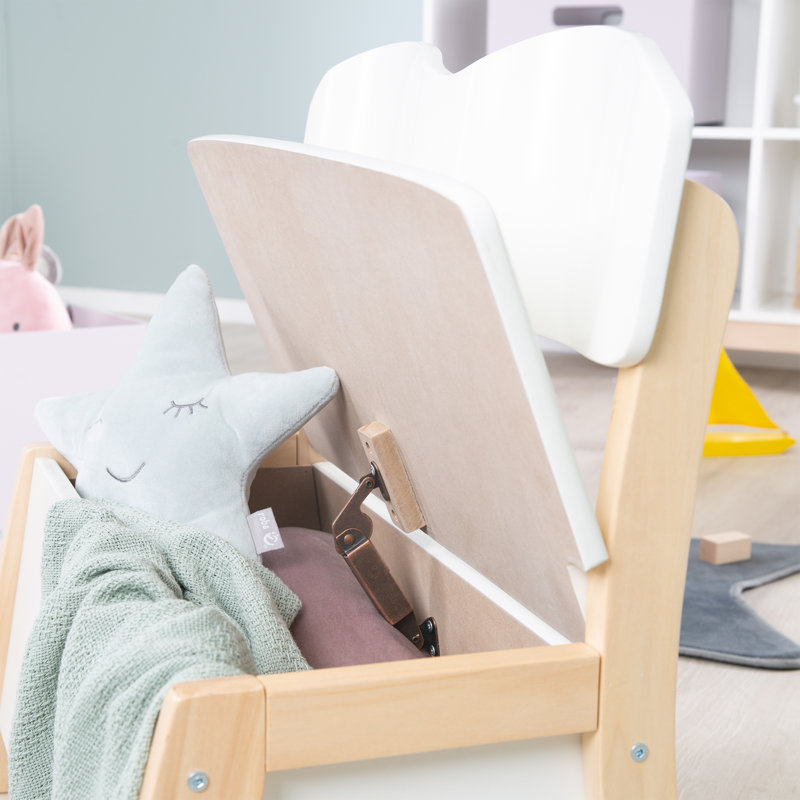 Roba Solid Wood Toy Storage Bench