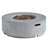 Outdoor Propane Fire Pit - 38.2" Round With Faux Stone Finish, Outside Fire Pit Table With 50000 BTU, Steel Burner, Lava Rocks, Waterproof Cover,Suitable For Patio,Backyard,Poolside-937950926