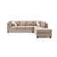 Canapé d'angle réversible Malone Mocha Microsuède-1892446127
