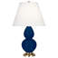 Petite lampe d'appoint à double gourde-372527695-372527658