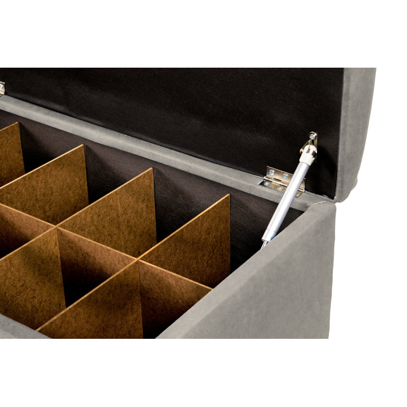Banc de rangement en tissu, Platine