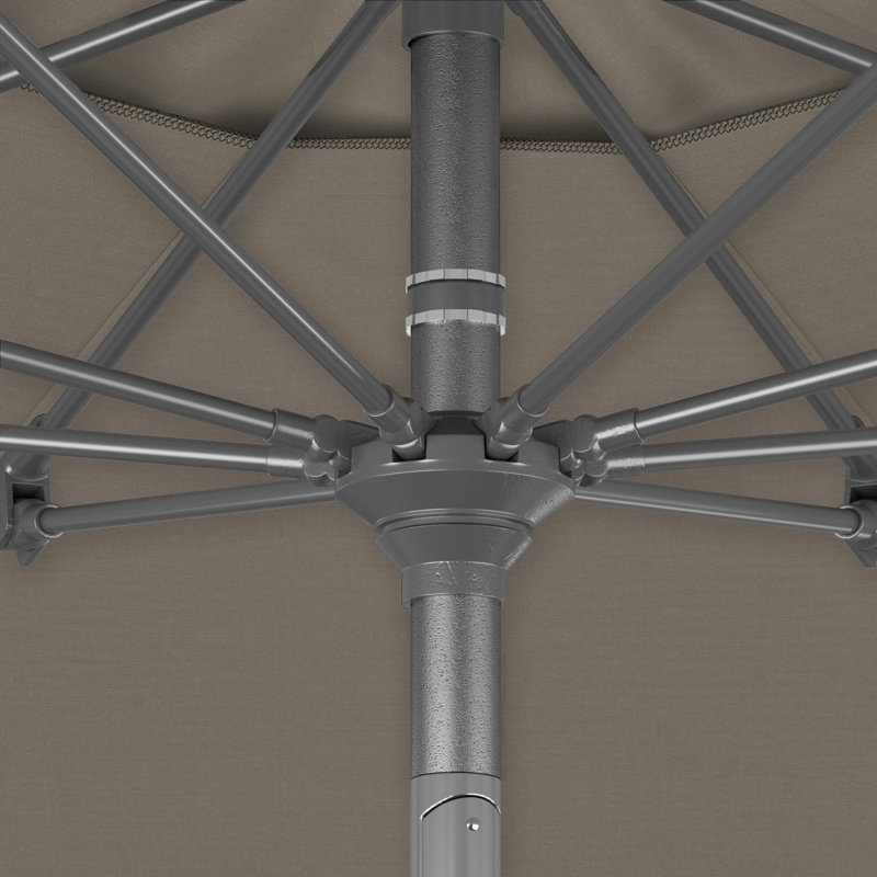 Parasol Atka 108, Sunbrella® à tissage uni palette colombe