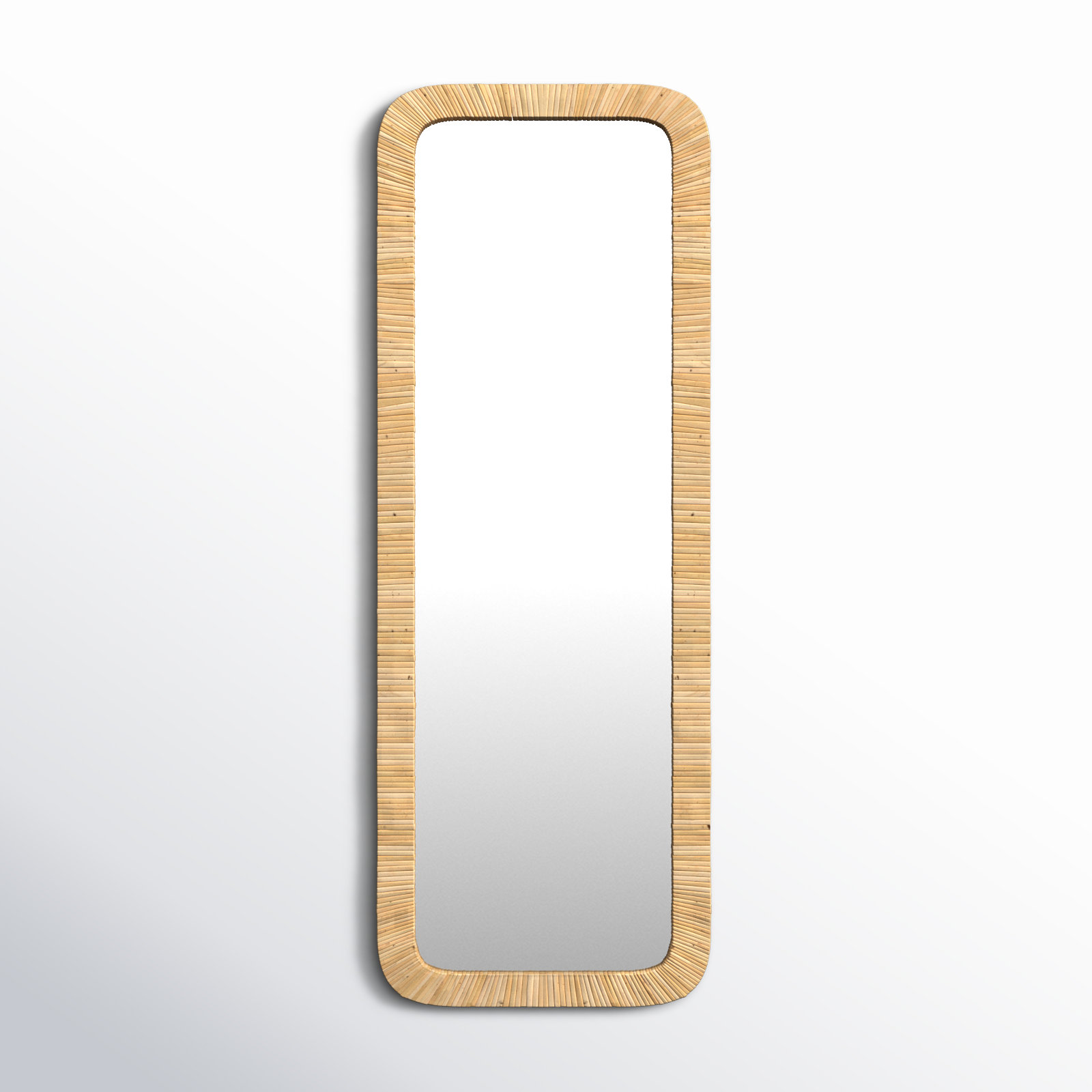 Breesport Accent Mirror, Natural, 48" x 18"