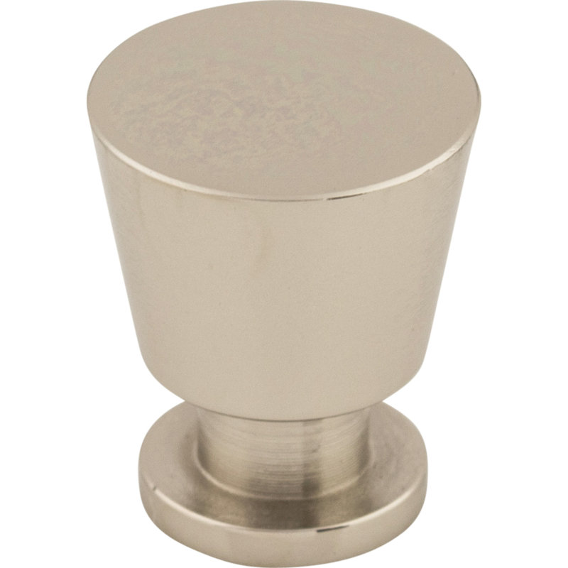 Rocks 7/8" Diameter Round Knob, Polished Nickel
