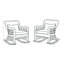 Chaise berçante avec coussins Chretien - paquet de 2-26309481
