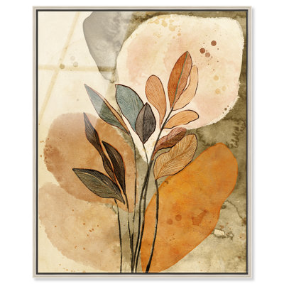 «Monica Kapur Gathered Quest», impression sur toile encadrée par Art Remedy, cadre argenté, 20 x 24
