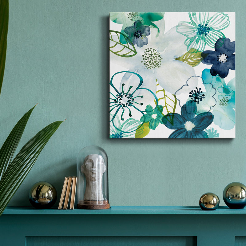 Layers Of Summer-Premium Gallery Wrapped Canvas - Ready To Hang - Wrapped Canvas Print, 16'' H x 16'' W x 1.5'' D