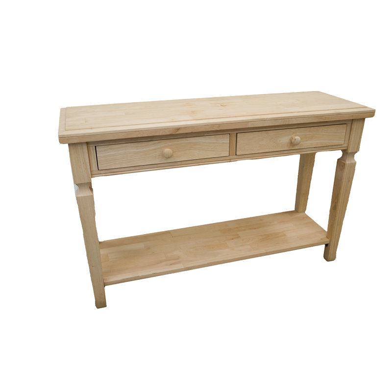 Console en bois massif 16 po Harini
