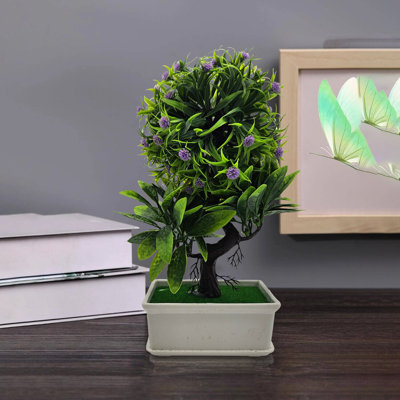 27cm Faux Bonsai Topiary in Vase