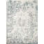Mirage Silk Oriental Area Rug in Silver/Blue-72276014