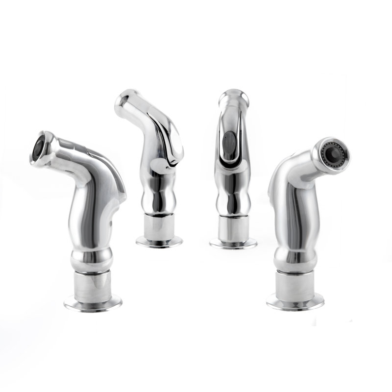 Mona Double Handle Kitchen Faucet with Accessories, Chrome