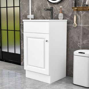 Elegant Bathroom Vanity with Sink and Soft-Close Door