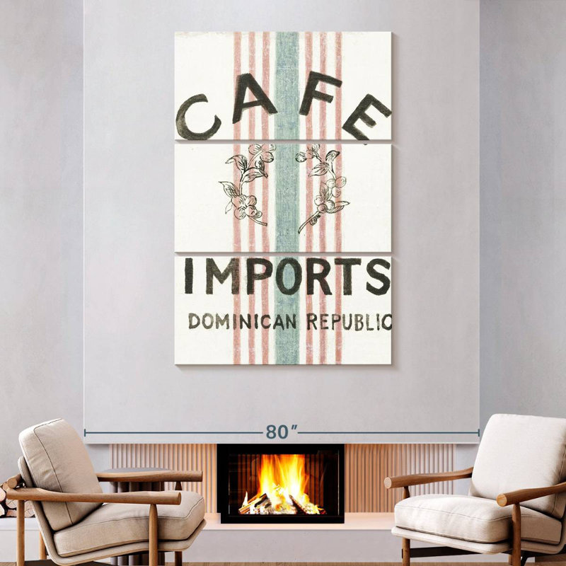 Plaque murale Kema Wake Me Up Coffee Sack II, H 74 po x l 48 po