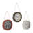 Manohar Metal White Decorative Wall Clock with Rope accents Set