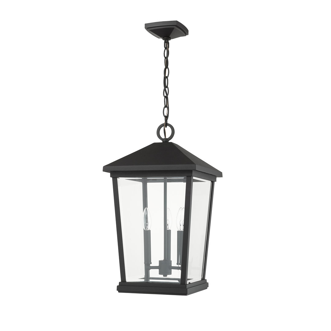 Bourke 3 -Bulb 21.5" H Outdoor Hanging Lantern Lark Manor™ Fixture 