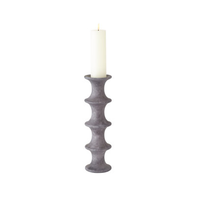 Ridge Alabaster Candlestick-Lg