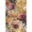 Papier peint floral avec adhésif mural rose