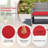 8 Piece Patio Furniture Set Outdoor Wicker Conversation Set w/ Tempered Glass Coffee Table-122751615