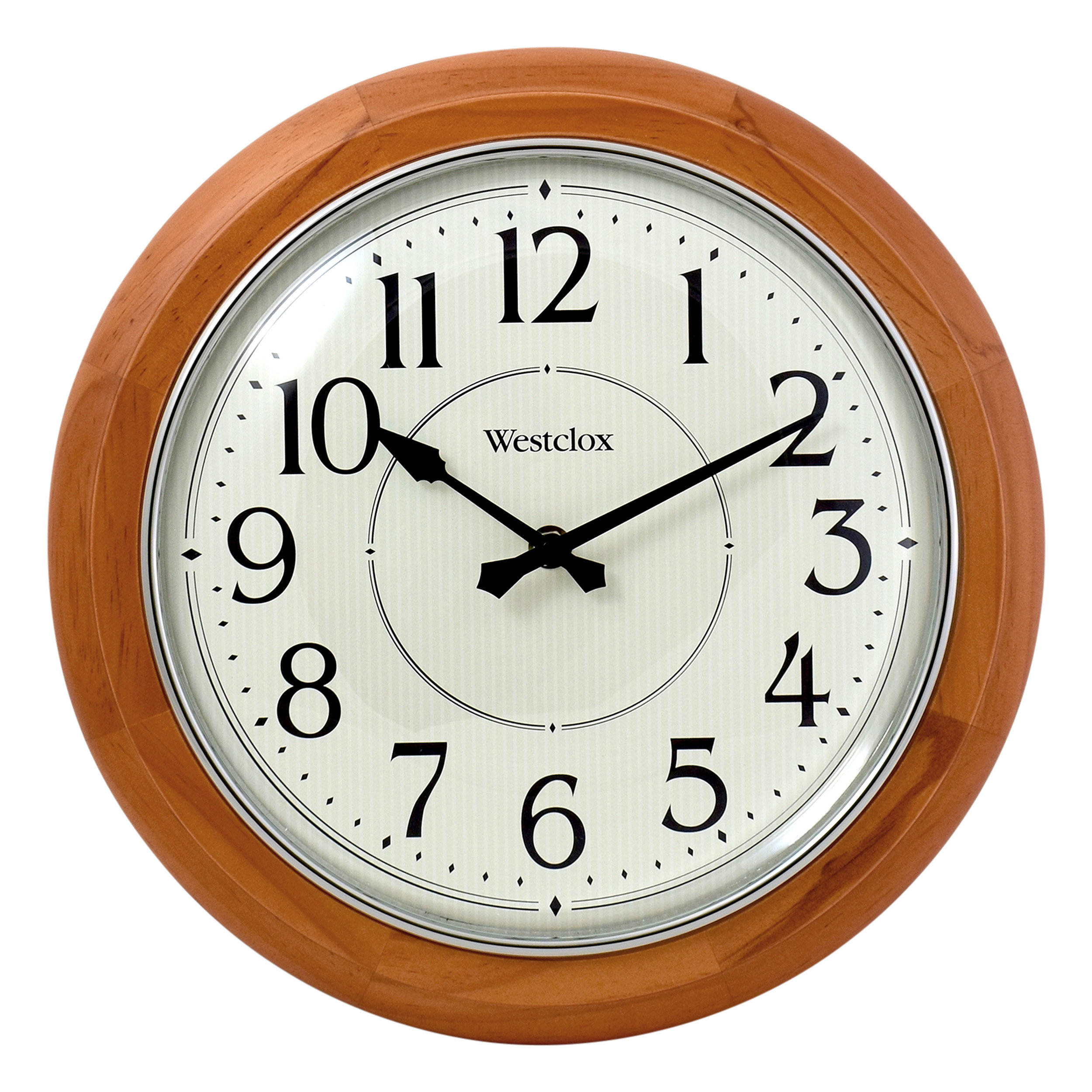 Westclox Wood Wall Clock & Reviews | Wayfair