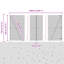 120 cm H x 1000 cm W Steel Border Fencing