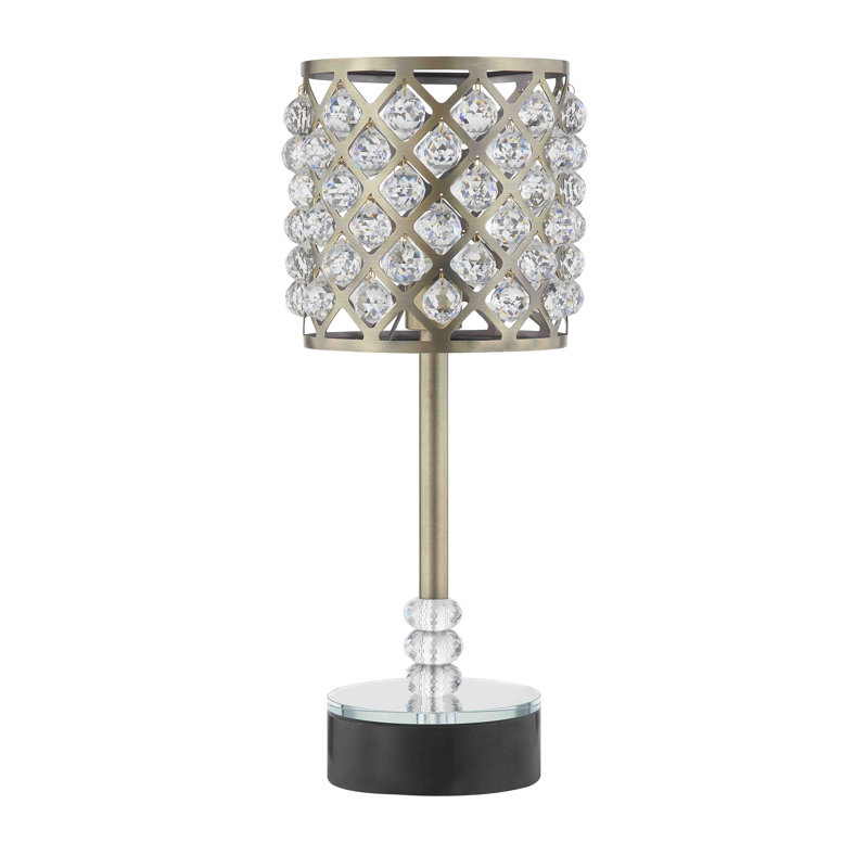 Lampe de table en métal Kendelle, Or