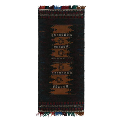 One-of-a-Kind Rectangle 2'1"x5'1" Hand Knotted Area Rug