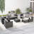 6 Piece Outdoor Conversation Set-976983763