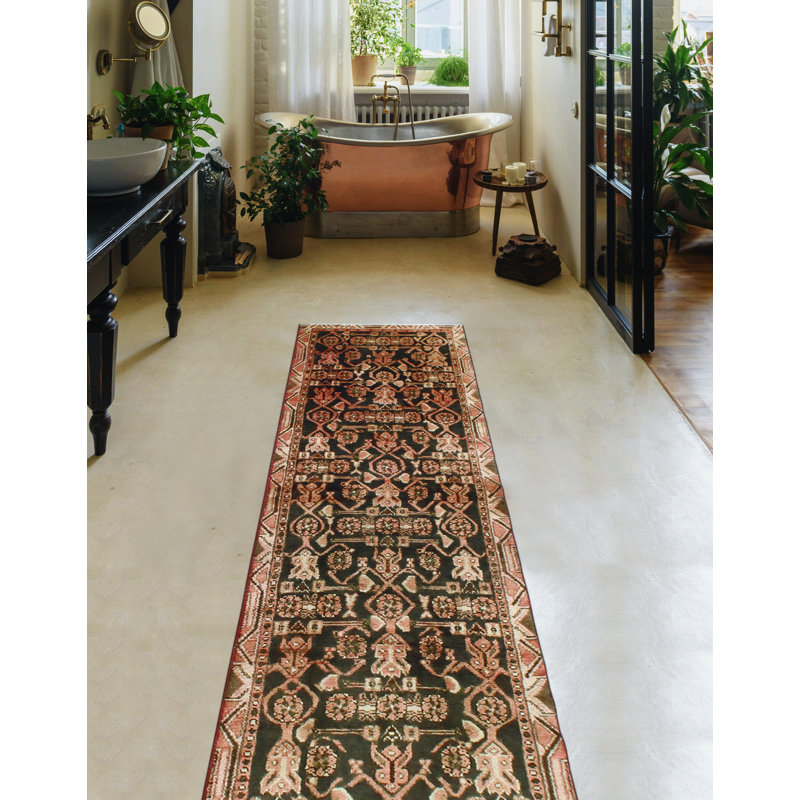 Tapis de couloir unique en laine 2 pi 7 po x 8 pi 9 po Gadiel 2022