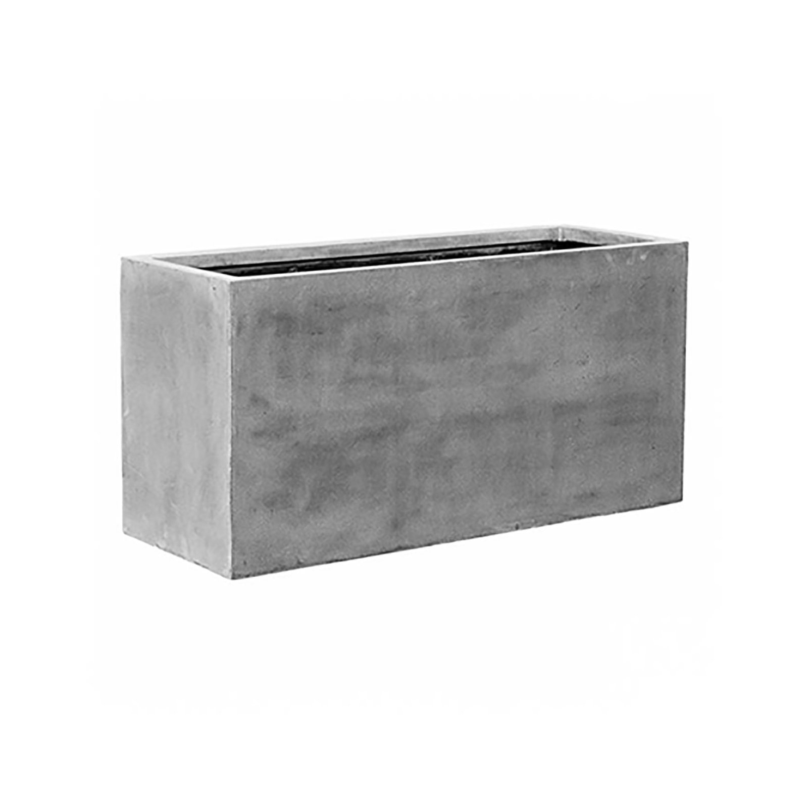 Connoisseur Handmade Planter Box, Grey, 24" H x 47" W x 18" D