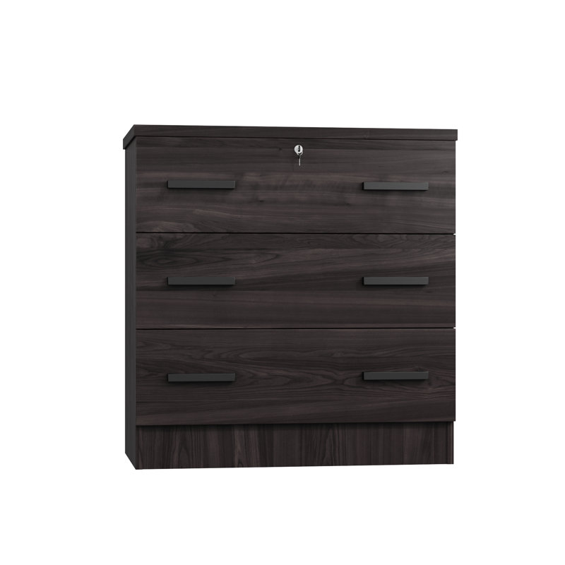 Commode 3 tiroirs, Tabac