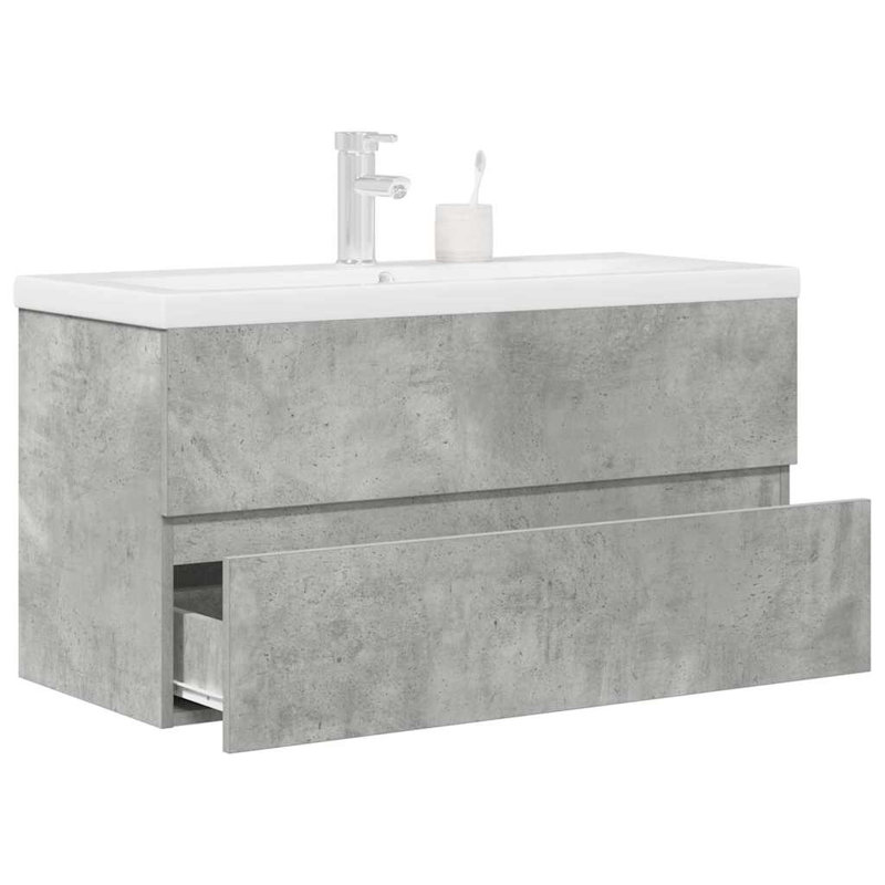 Barez 90mm Single Bathroom Vanity with Ceramic Basin