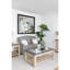 Grande table basse rectangulaire, 47,8 x 28 x 18,8 pouces, meubles de salon | Idée de cadeau