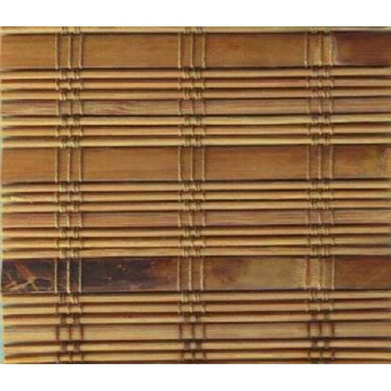 Dali Native Cordless Sheer Bamboo Roman Shades with Valance