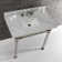 Monarch Marble Rectangular Console Bathroom Sink with Overflow