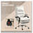 Heated Microfibre Massage Office Chair With Reclining Function And Footrest-1789362817