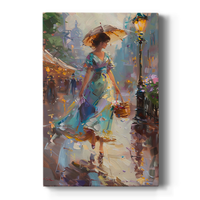 WOMEN Series CMI - Toile tendue avec châssis Premium - Prêt à être accroché, H 18 po x l 12 po