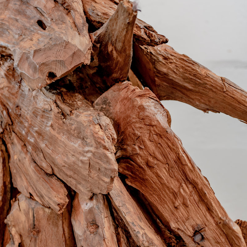 Natural Handmade Horse Wooden Garden Statue Solid Teak Outdoor Rustic Animal Sculpture For Garden