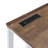 Walnut Writing Desk With USB Port-1808223555
