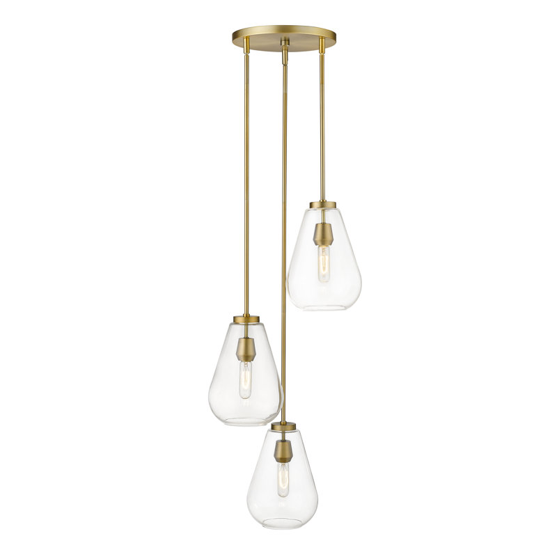 Apollonios 3 - Light Cluster Pendant, Olde Brass
