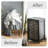 Laundry Hamper With Lid,Bamboo Large Waterproof Clothes Laundry Basket,Removable Washing Bags With Handles,Clothes Basket (Black)