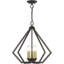 Lustre géométrique à 5 lumières Leena-111861483