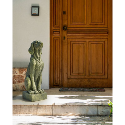Water Resistant Fiberstone Clay Garden Statue